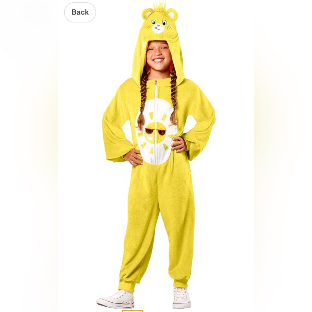 Child's Carebears Funshine Bear Costume